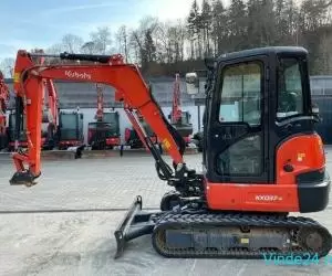 Kubota KX037-4 midiexcavator / 2020 / 770 ore de lucru / Cuplare rapidă / Leasing de la 20%