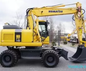 Komatsu PW140-7 / 2011 / 9000 ore de lucru / Climatizare /