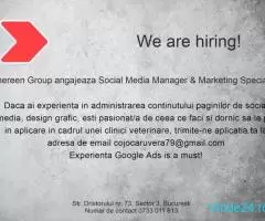 Angajam specialist Marketing/Social media