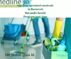 Operator curatenie la magazine de haine in Bucuresti