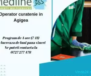 Operator curatenie la supermarket in Agigea