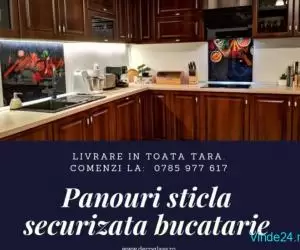 Producator sticla bucatarie, sticla printata in Bucuresti