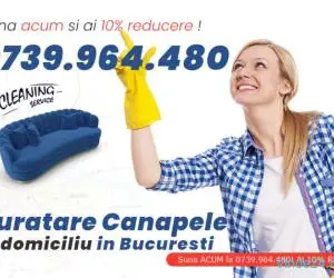 Curatare canapele in Bucuresti