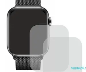 Set 2 folii protectie, pentru Apple Watch Series 7 Aluminium, 41mm, protectie ecran, din silicon