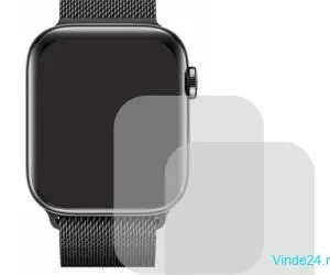 Set 2 folii protectie, pentru Apple Watch Edition Series 5, 44mm, protectie ecran, din silicon
