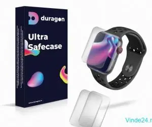 Set 3X Folie silicon Duragon, compatibila cu Xiaomi Watch Color, protectie ecran, antisoc