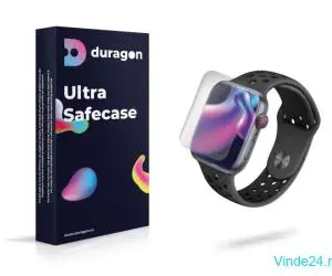 Folie silicon Duragon, compatibila cu Apple Watch Series 4 Aluminium, 44mm, protectie ecran, antisoc