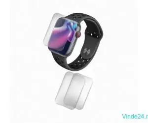 Set 3X Folie silicon Duragon, compatibila cu Apple Watch Series 6, 40mm, protectie ecran, antisoc