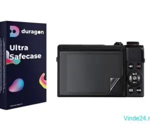 Folie Duragon, pentru Nikon DF, protectie ecran, silicon antisoc, kit inclus