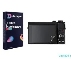 Folie Duragon, pentru Fujifilm X-E3, protectie ecran, silicon antisoc, kit inclus