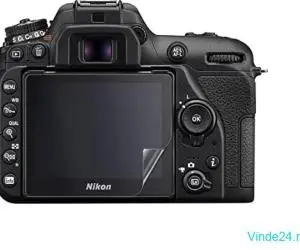 Folie silicon pentru Nikon D7500, protectie ecran, antisoc