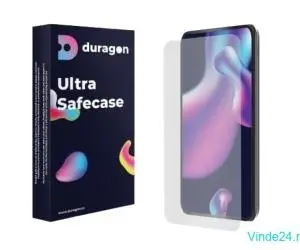 Folie silicon Duragon, compatibila cu iQOO Z9x, protectie fata, Antisoc Premium
