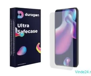 Folie silicon Duragon, compatibila cu Oukitel WP19, antibacterian, protectie fata