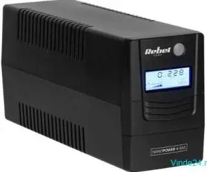 UPS OFFLINE NANOPOWER PLUS 650 (650VA/360W) - REBEL RB-4023