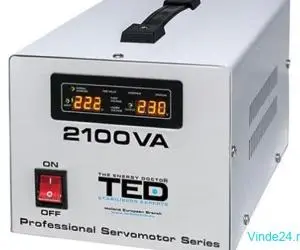 Stabilizator tensiune servomotor 2100VA - TED VC2100