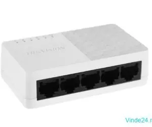 Switch 5 porturi, fara management, 1 Gbps - Hikvision DS-3E0105D-O