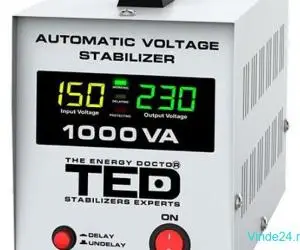 Stabilizator tensiune automat AVR 1000VA LCD - TED AVR1000L