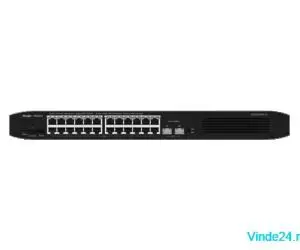 Switch 24 porturi PoE+, 2 porturi SFP, Gigabit, Cloud Management - Ruijie RG-ES226GC-P