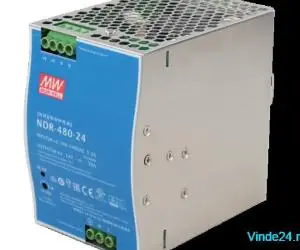 Sursa de alimentare in comutatie, 24V / 20A, sina DIN - MEAN WELL NDR-480-24