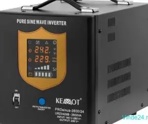 UPS Centrale Sinus Pur 2600VA/1800W 24V - KEMOT URZ3429B