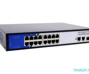 Switch PoE 16x10/100/1000 , 2x10/100/1000, 1xSFP 260W - BestNPS NPS1602G1SFPN-GS