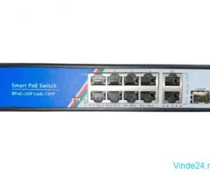 Switch PoE 8x10/100/1000, 2x10/100/1000, 1xSFP 125W - BestNPS NPS0802G1SFPN