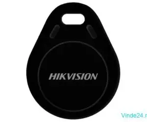 Tag de proximitate cu cip MIFARE (13.56MHz), negru - HIKVISION DS-PT-M1-BLACK