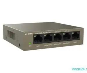 Router 4 porturi Gigabit PoE+, 55W, 1 port RJ45 Gigabit, management - IP-COM M20-PoE