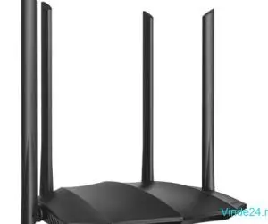 Router WiFi 5 (802.11ac) DualBand 2.4/5GHz, 300+867Mbps, 4x6dBi, 4 porturi Gigabit - TENDA TND-AC8