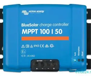 Incarcator solar 12V 24V 50A Victron Energy BlueSolar MPPT 100/50 - SCC020050200