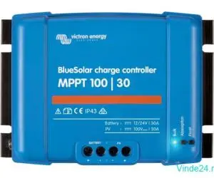 Incarcator solar 12V 24V 30A Victron Energy BlueSolar MPPT 100/30 - SCC020030200