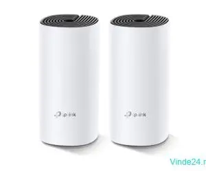 Sistem Mesh TP-Link WiFi Dual Band Gigabit AC1200 cu acoperire in toata locuinta - DECO M4(2-PACK)