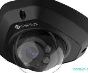 Camera supraveghere IP Mini Dome 5MP IR 30m lentila 2.8mm Milesight Technology - MS-C5373-PD(BLACK)