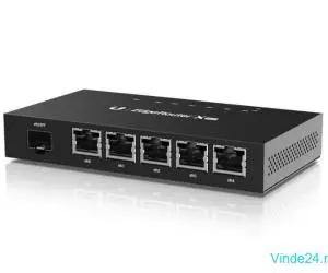 Router Ubiquiti cu 5 porturi Gigabit 1 port SFP PoE pasiv -  ER-X-SFP