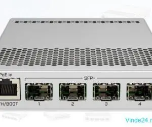 Switch MikroTik 10 Gigabit PoE - CRS305-1G-4S+OUT