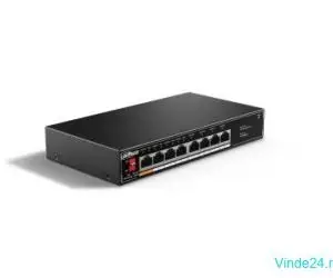 Switch DAHUA cu 8 porturi, 8x LAN, 4x PoE Dahua DH-SF1008LP