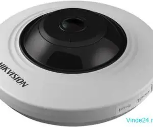 Camera supraveghere IP Fisheye 3MP IR 8m PoE card - Hikvision - DS-2CD2935FWD-I