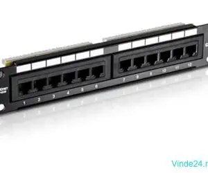 Patch Panel 12 porturi RJ45 UTP 10', Cat6 - TRENDnet TC-P12C6