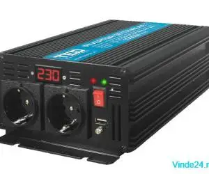 Invertor de la 12V la 230V 1000W undă sinusoidală pură, TED000378