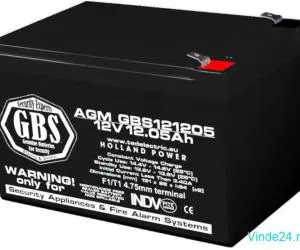 Acumulator AGM VRLA 12V 12,05A dimensiuni 151mm x 98mm x h 95mm F1 GBS (4)