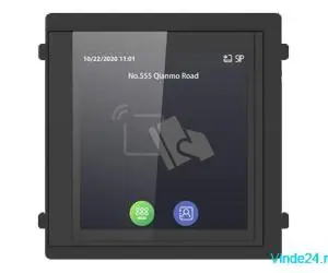 Modul afisaj IPS touch screen, 4 inch,  pentru Interfon modular - HIKVISION DS-KD-TDM