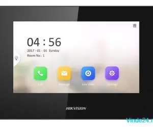 Monitor videointerfon TCP/IP, TFT LCD 7 inch touch screen, PoE - HIKVISION DS-KH6320-LE1
