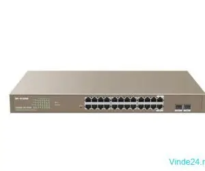 Switch IP cu 24 porturi, Gigabit, Ethernet PoE IP-COM G3326P-24-410W