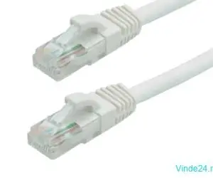 Patch cord Gigabit UTP cat6, LSZH, 5.0m, alb - ASYTECH Networking TSY-PC-UTP6-5M-W