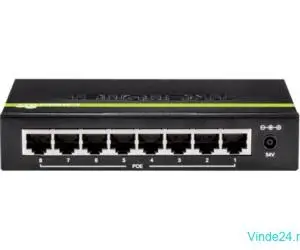 Switch 8 porturi Gigabit PoE- TRENDnet TPE-TG82G