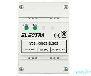 Doza derivatie video 4 iesiri pentru EXPERT, G3 - ELECTRA VCB.4DR03.ELG05