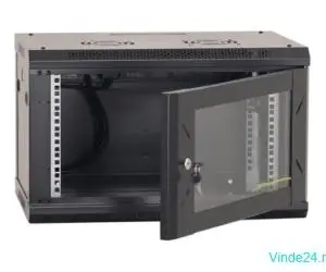 Rack perete 4U 19'' 600x600, negru - ASYTECH Networking ASY-4U-6060W