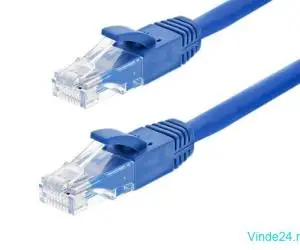 Patch cord Gigabit UTP cat6, LSZH, 5.0m, albastru - ASYTECH Networking TSY-PC-UTP6-5M-B