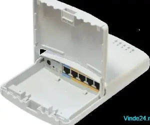 Router PowerBox de exterior, 5 x Fast Ethernet, 4 x PoE, RouterOS L4 - Mikrotik RB750P-PBr2