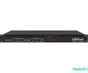 Router 10 x Gigabit, 1 x SFP, 1 x PoE, RouterOS L5, 1U - Mikrotik RB3011UiAS-RM